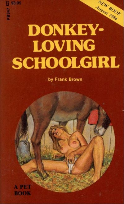 Donkey-Loving Schoolgirl by Frank Brown